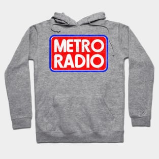 Metro Radio (80s logo) distressed Hoodie